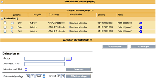 Digitaler Posteingang
