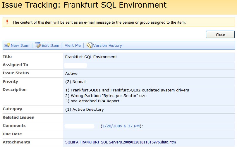 Healthcheck Screenshot