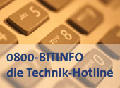 Kostenlose Hotline 0800-BITINFO