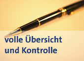 &Uuml;bersicht und Kontrolle
