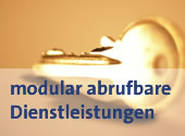 Modular abrufbare Dienstleistungen